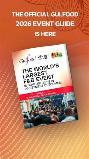 Your essential guide to the world’s largest food event is here. With 8,500 exhibitors, two mega venues and five days of opportunity, the Gulfood 2026 Event Guide gives you the edge before you arrive. Inside, you can: 🧭 Navigate the show with clarity across sectors, features and pavilions 🎯 Prioritise the exhibitors and opportunities aligned to your sourcing goals 🚀 Explore new sectors, innovations and emerging categories 🔍 Identify key suppliers, first-time exhibitors and breakthrough food-t