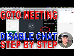 ✅ How To Disable Participant Chat In GoTo Meeting Webinar🔴