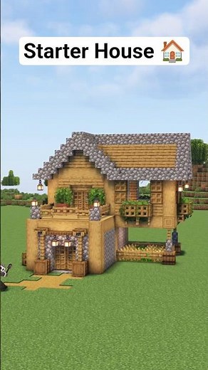 Ultimate Oak Starter House in MINECRAFT 🏠