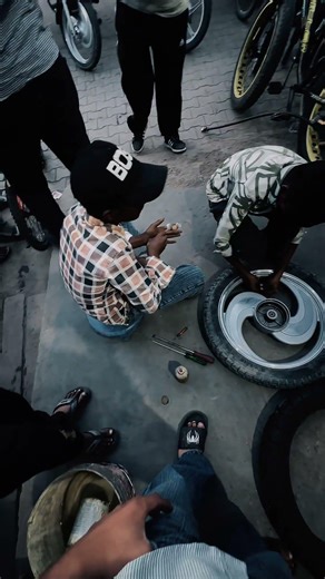 New tyre ☠️. #automobile #modificition #funny #war