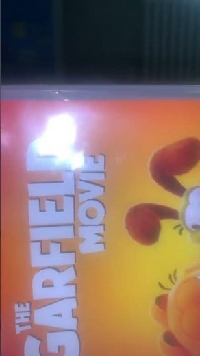 The Garfield movie dvd unboxing