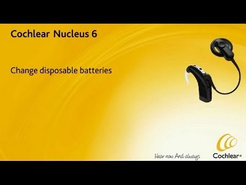 Change disposable batteries