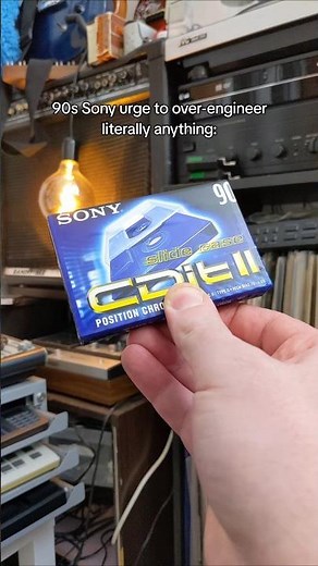 most satisfying cassette case ever #sony #retrotech #90s #tape