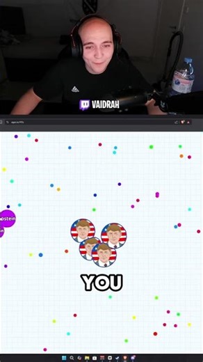 Bro met his best friend #agario #trump