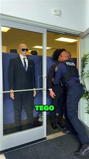 He hid from the police 🚨😱