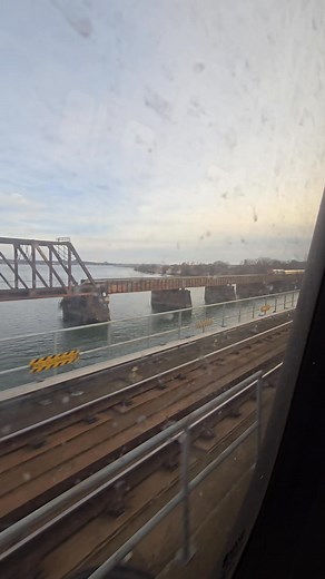 Phase VI P42DC 108 leads #Amtrak Carolinian #Train 80 across the Potomac River into Washington, #DC. #trains #travel #transportation | Northern Virginia N Scaler