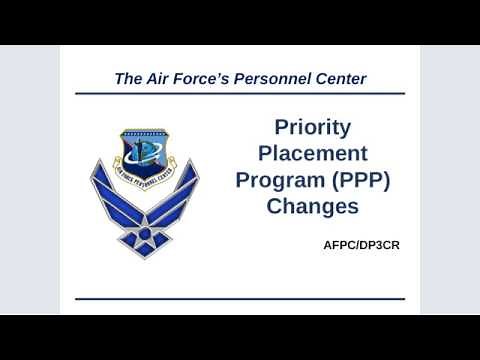 Civilian Priority Placement Program (PPP) Changes