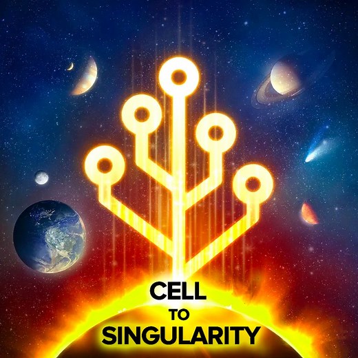Cell to Singularity - Evolution Never Ends