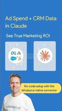 Stop Guessing Your ROI: Join Ad Spend (Meta Ads, Google Ads) & CRM (HubSpot, Salesforce) in Claude