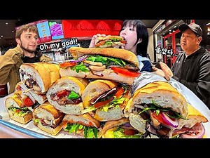JIMMY JOHN'S IN KOREA?!🔥 Tried Every Top US Sandwich Pick in One Epic Feast