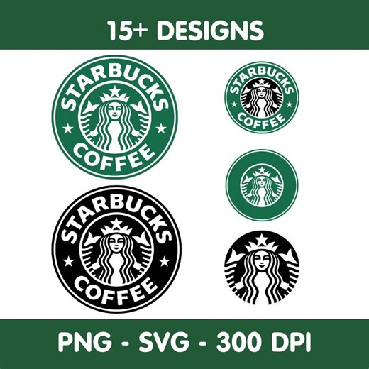 Starbucks Logo SVG PNG Files | Starbucks Svg Coffee Clipart (digital Download) - Etsy
