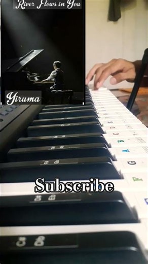 River flows in you // tutorial piano. #piano #music #tutorials