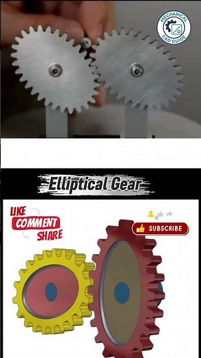 Elliptical Gear #automobile #viral #machine #autocadblocks #engineeringdesign #foryou #robot