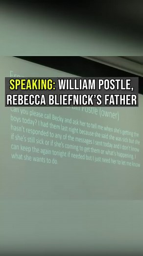 William Postle, Rebecca Bliefnick’s father, and Sarah Reilly, Rebecca’s Sister, testify as witnesses in the Bliefnick murder trial. #bliefnicktrial Click here to read more about Tuesday’s witness testimonies. https://khqa.com/news/bliefnick-murder-trial/bliefnick-trial-day-2-tim-rebecca-murder-federal-case-family-fued-estranged-divorce-husband-wife-children | KHQA