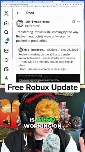 Roblox Robux Transfer Feature Leaked! HUGE NEWS!