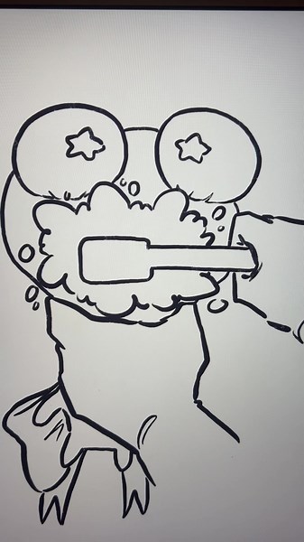 No blueberries were hurt in the making of this video. #undertaleau #fanart #blueberrysans #blueberry #bluebewwy #uwuberry #undertale #digitalart #procreate #fanonswapsans #swapsans #underswap