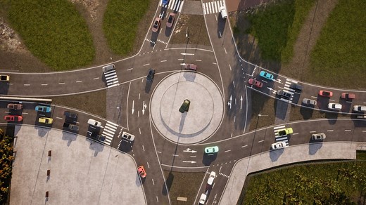 【虚幻UE】城市交通车流道路模拟蓝图模板-City Traffic Pro