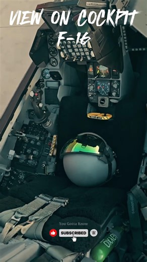 POV: Inside the Cockpit of an F-16 Fighting Falcon #f16fightingfalcon #fighterjet #militaryaviation