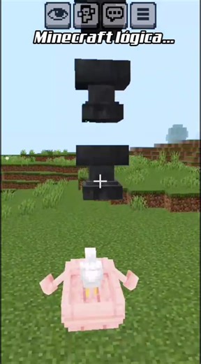 Minecraft lógica... #minecraft #shorts