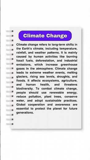 🔴 Climate Change Essay | Climate Change Easy Essay | Essay On Climate Change