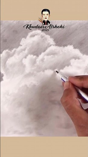 Simple Steps for Perfect Clouds ☁️🎨#birthday2026 #newyearbirthday #hello2026