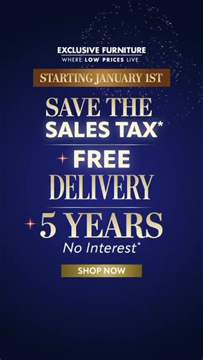 ✨ A fresh year calls for a fresh home✨ Kick off 2026 by transforming the rooms that matter most. From inviting sectionals to stylish dining and serene bedrooms, now’s the time to give your home the refresh it deserves. Incredible savings. Lasting comfort. Only at Exclusive Furniture. 🛋️✨🎉 #ExclusiveFurniture #NewYearRefresh #NewYearSale #HomeUpgrade #FurnitureFinds