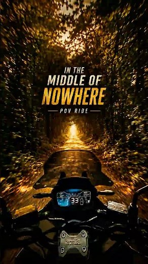 POV Ride in the Middle of Nowhere | Aprilia SR GT 200