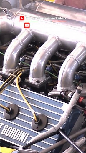 🔊 1979 Renault RS10 F1 Turbo Engine Warm-Up #shorts