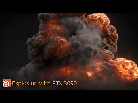 Houdini Explosion [Pyro simulation with GPU]