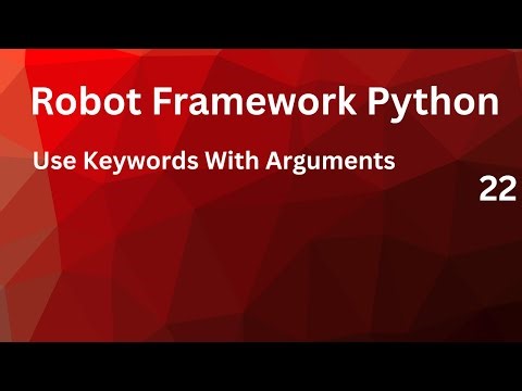 Use Arguments With Keywords / Keywords Arguments #robotframework