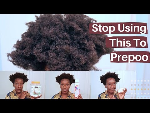 An Easy Prepoo Routine for Healthy 4c Hair | One Product Thats It
