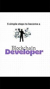 How to Become a Blockchain Developer in 5 Steps? #blockchain #motivation #blockchaindeveloper #web3