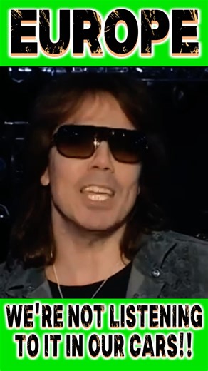 You won't find members of EUROPE play THIS in their cars! #europeshorts