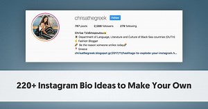 Good Bios For Instagram – How to Write Your Own