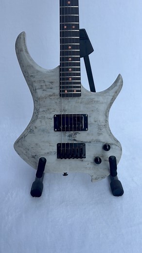 My 6th Stone Guitar Build #stone #guitar #stonecarving #decor #art #music #satisfying #artist #viral #share | Joshua Cole Gelwicks