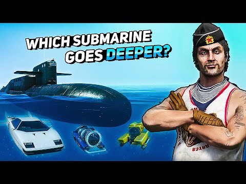 GTA 5: How DEEP Can a Submarine Go?