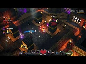 Minecraft Dungeons Howling Peaks DLC Rampart Captain Mini Boss