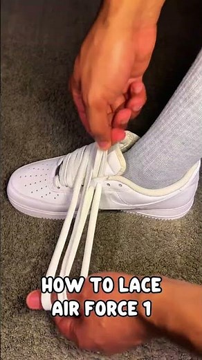 How to Lace Air Force 1 Sneakers: Tips and Styles. mastering the art of lacing your Air Force 1s wil
