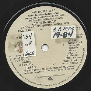 James Ingram - Yah Mo B There
