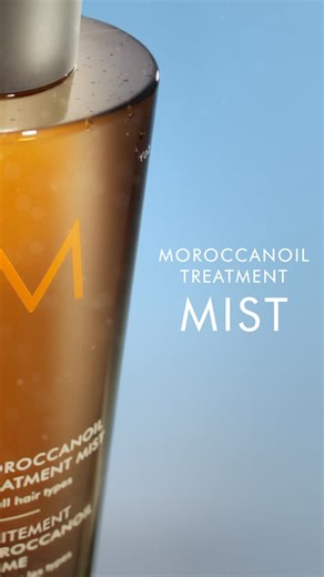 Meet the Moroccanoil Treatment Mist - lightweight, luxurious, and unlike anything you’ve tried.⁠ ⁠ ✨ Light-as-air dry oil spray⁠ ✨ Effortless, on-the-go application⁠ ✨ Instantly absorbs to boost softness and shine⁠ ✨ Helps protect against heat damage*⁠ ⁠ *Based on instrumental testing.⁠ ⁠ Click the link in our bio to order online or view a list of our in-store stockists. | Moroccanoil