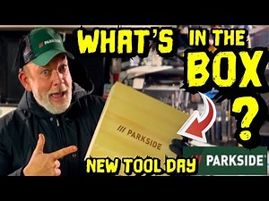 NEW PARKSIDE TOOL (UNIQUE) UNBOX & USE 😃 & WORKSHOP LIGHTING 💡