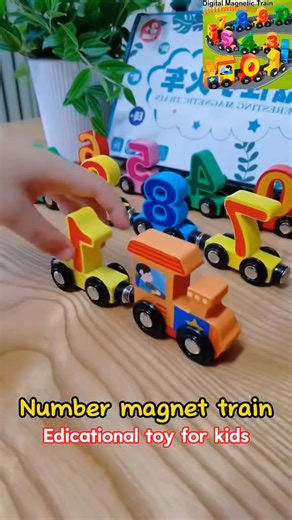 🚂💡 THE PERFECT LEARNING TOY FOR CURIOUS LITTLE MINDS! 💡🔢 Help your child explore numbers in the most fun and interactive way! Say hello to the Wooden Magnetic Number Train ⭐ ✨ Why kids LOVE it: 🌈 Bright and colorful number blocks 🧲 Magnetic train cars that easily connect and detach 🧠 Encourages problem-solving and early math skills 👋 Hands-on play — improves focus and fine motor skills 🌿 Smooth wooden material — safe and kid-friendly Mom-approved ✅ Teacher-approved ✅ Kid-obsessed ✅ 🎉 L