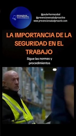 👷🏻‍♀️Importancia de la SEGURIDAD en el TRABAJO: Uso de EPP