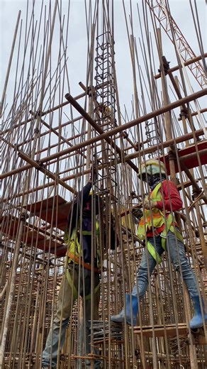 Insert Stirrups For Column. #shorts #engineering #construction #structure