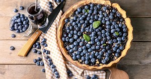 Tarte aux myrtilles économique