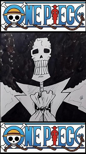 How to Draw Brook (One Piece) Step by Step - Easy Tutorial