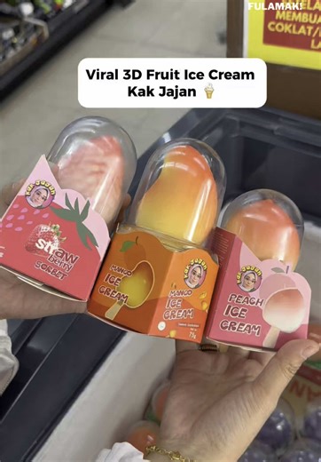 Wehhh tengok ni! Aiskrim 3D viral ni sekarang ada 2 flavour baru, GRAPE 💜 & STRAWBERRY BARU 🍓!⁣⁣ Kita sempat try Grape (new flavour) & Strawberry classic. Dua-dua padu gila weh, manis, sejuk & comel bentuk dia! Flavour lain yang ada: 🥭 Mango 🍑 Peach 🍓 Strawberry (new & classic) 📍Korang boleh cari kat: 📌 Bukit Rahman Putra, Sungai Buloh | 9am - 8pm 📌 Taman Sri muda, Shah Alam | 10am - 9pm 📌 Bukit Sentosa, Rawang | 10am - 10pm ⚠️ Aiskrim ni viral & selalu cepat habis, better datang awal g