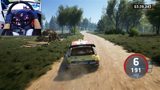 Citroën C4 WRC Rally in Latvia – Steering Wheel Gameplay Experience