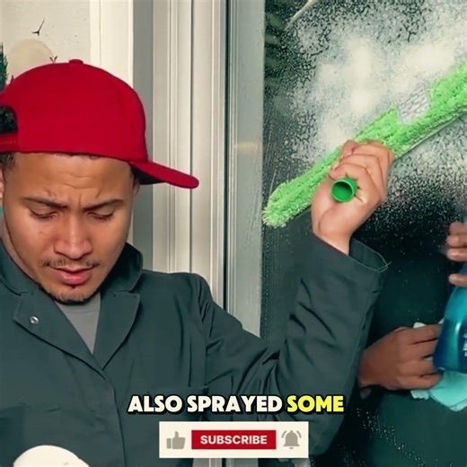 A Window Cleaner Gets Pranked By His Co-workers With Soap Bubbles And Distractions