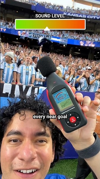 How loud was the crowd for Messi? ⚽️ #ad